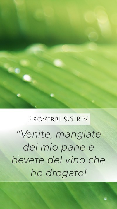 Proverbi 9:5 RIV Bible Verse Image