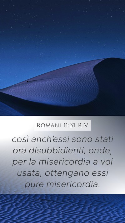 Romani 11:31 RIV Bible Verse Image