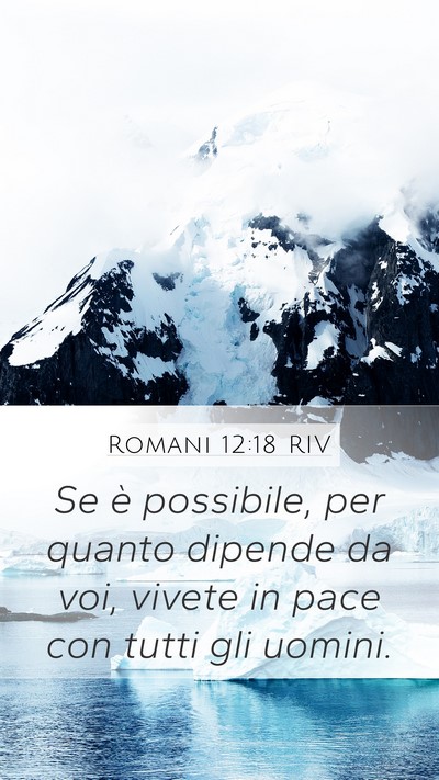 Romani 12:18 RIV Bible Verse Image