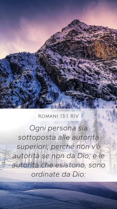 Romani 13:1 RIV Bible Verse Image