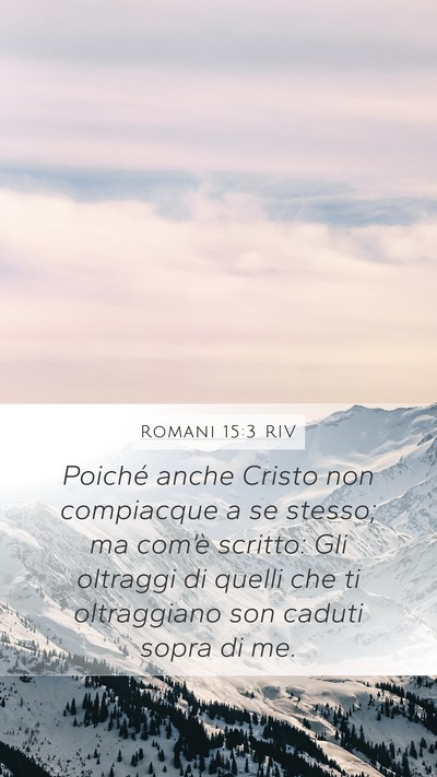 Romani 15:3 RIV Bible Verse Image