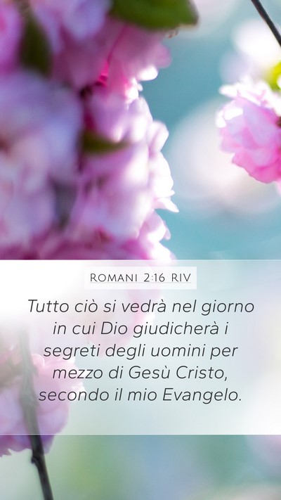 Romani 2:16 RIV Bible Verse Image