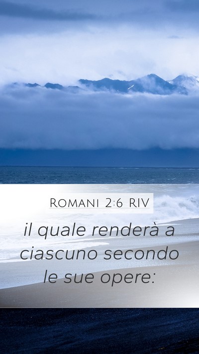 Romani 2:6 RIV Bible Verse Image