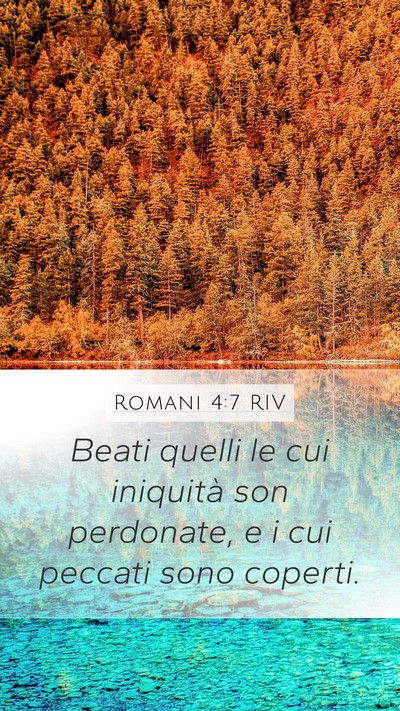 Romani 4:7 RIV Bible Verse Image