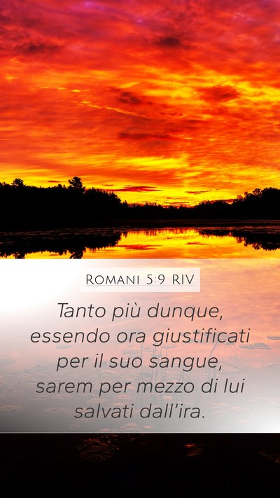 Romani 5:9 RIV Bible Verse Image
