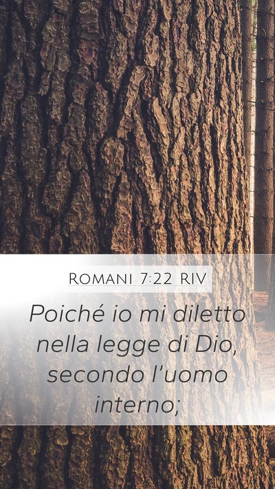 Romani 7:22 RIV Bible Verse Image