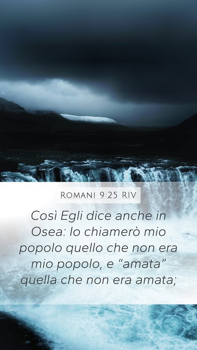 Romani 9:25 RIV Bible Verse Image