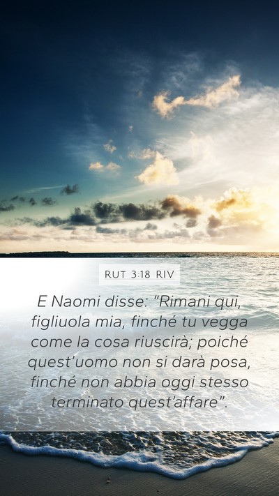 Rut 3:18 RIV Bible Verse Image