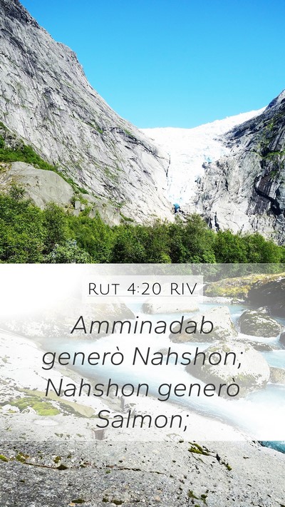 Rut 4:20 RIV Bible Verse Image