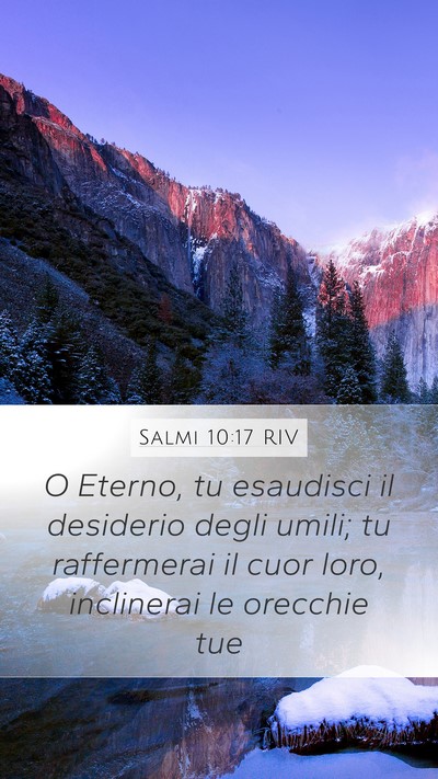 Salmi 10:17 RIV Bible Verse Image