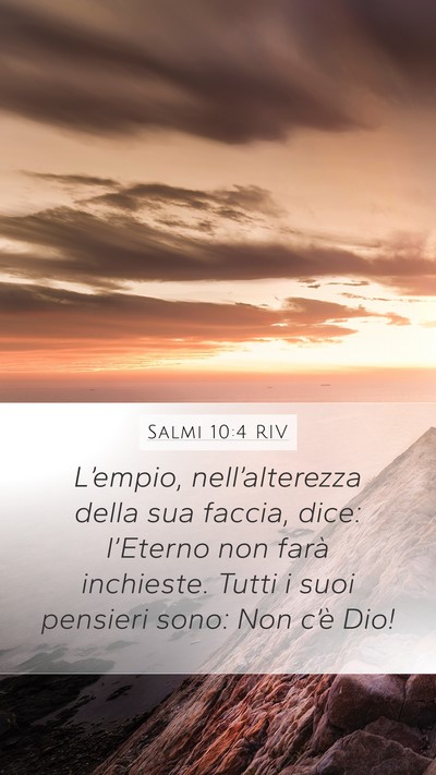 Salmi 10:4 RIV Bible Verse Image
