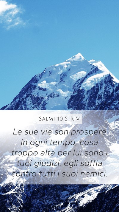 Salmi 10:5 RIV Bible Verse Image