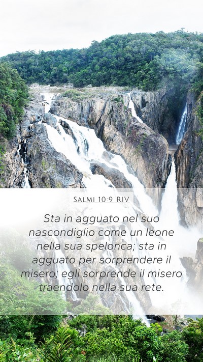 Salmi 10:9 RIV Bible Verse Image