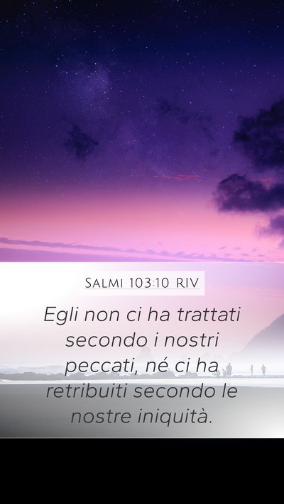 Salmi 103:10 RIV Bible Verse Image