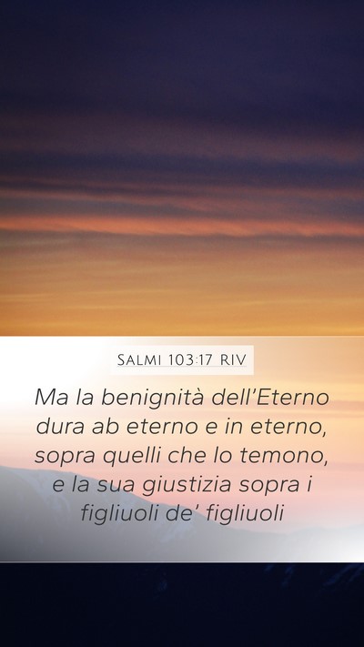 Salmi 103:17 RIV Bible Verse Image