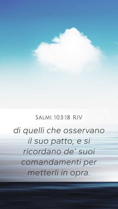 Salmi 103:18 RIV Bible Verse Image