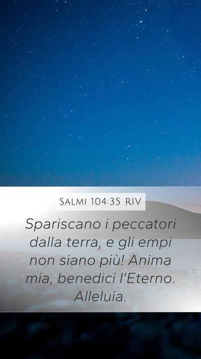 Salmi 104:35 RIV Bible Verse Image