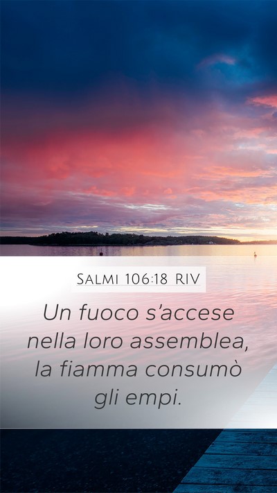 Salmi 106:18 RIV Bible Verse Image