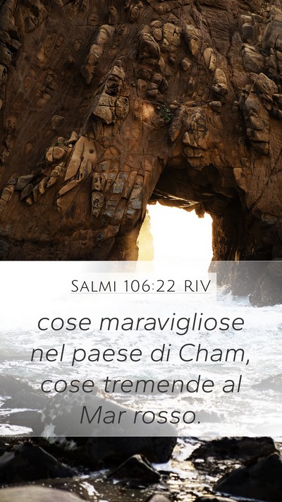 Salmi 106:22 RIV Bible Verse Image