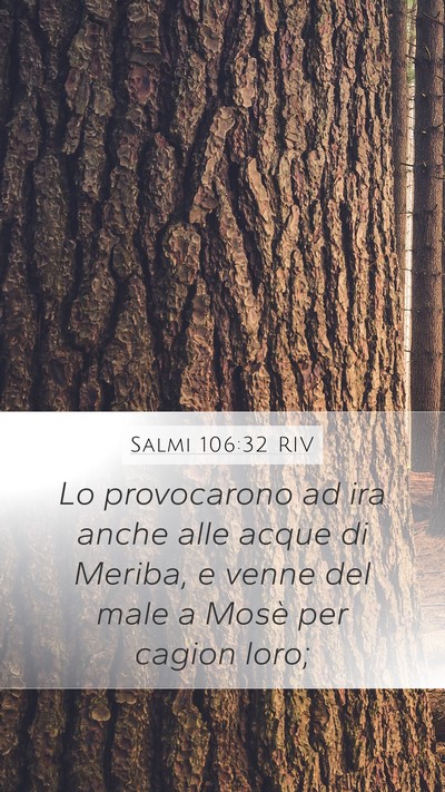 Salmi 106:32 RIV Bible Verse Image