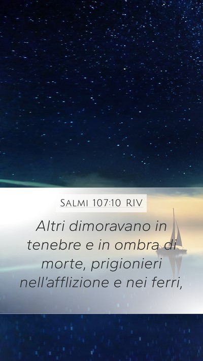Salmi 107:10 RIV Bible Verse Image