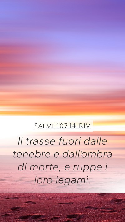 Salmi 107:14 RIV Bible Verse Image
