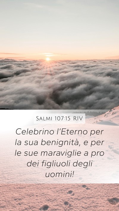 Salmi 107:15 RIV Bible Verse Image