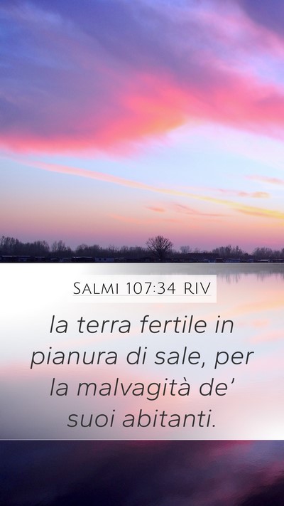 Salmi 107:34 RIV Bible Verse Image