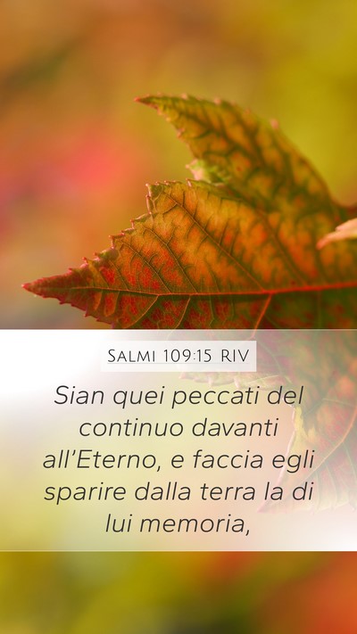Salmi 109:15 RIV Bible Verse Image