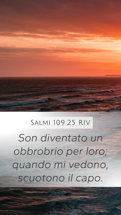 Salmi 109:25 RIV Bible Verse Image