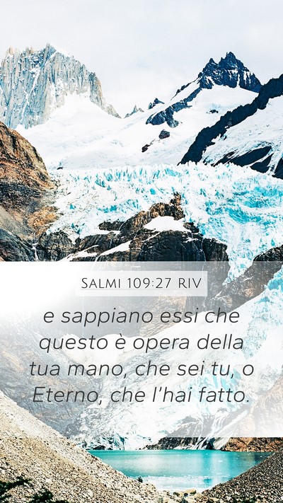 Salmi 109:27 RIV Bible Verse Image