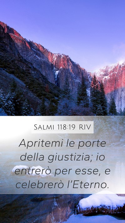 Salmi 118:19 RIV Bible Verse Image