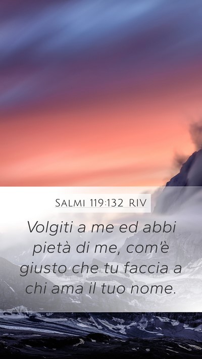 Salmi 119:132 RIV Bible Verse Image