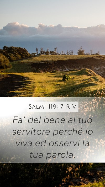 Salmi 119:17 RIV Bible Verse Image