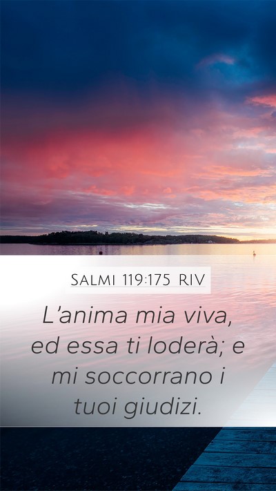 Salmi 119:175 RIV Bible Verse Image