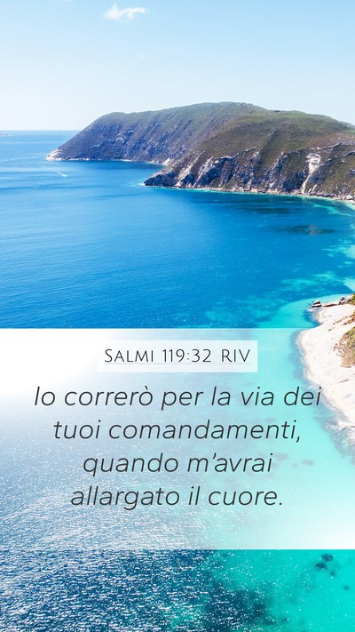 Salmi 119:32 RIV Bible Verse Image