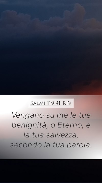 Salmi 119:41 RIV Bible Verse Image
