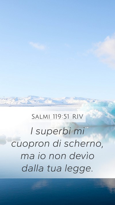 Salmi 119:51 RIV Bible Verse Image
