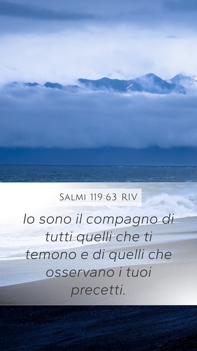 Salmi 119:63 RIV Bible Verse Image