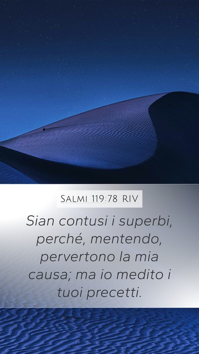 Salmi 119:78 RIV Bible Verse Image