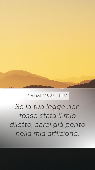 Salmi 119:92 RIV Bible Verse Image