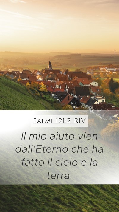 Salmi 121:2 RIV Bible Verse Image