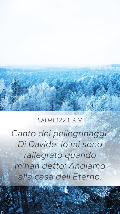 Salmi 122:1 RIV Bible Verse Image