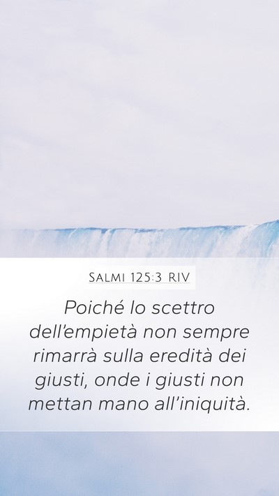 Salmi 125:3 RIV Bible Verse Image
