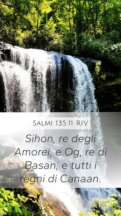 Salmi 135:11 RIV Bible Verse Image