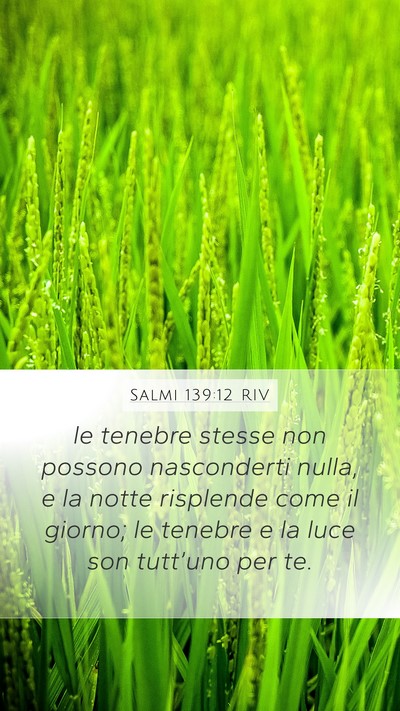 Salmi 139:12 RIV Bible Verse Image
