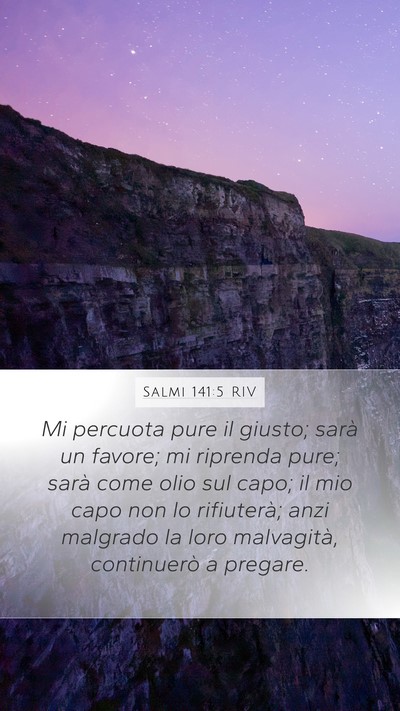 Salmi 141:5 RIV Bible Verse Image