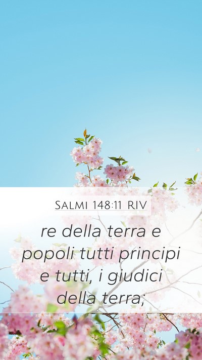 Salmi 148:11 RIV Bible Verse Image