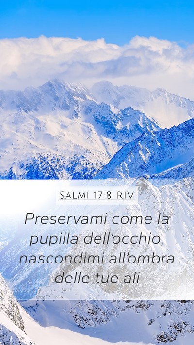 Salmi 17:8 RIV Bible Verse Image