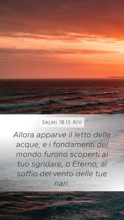 Salmi 18:15 RIV Bible Verse Image